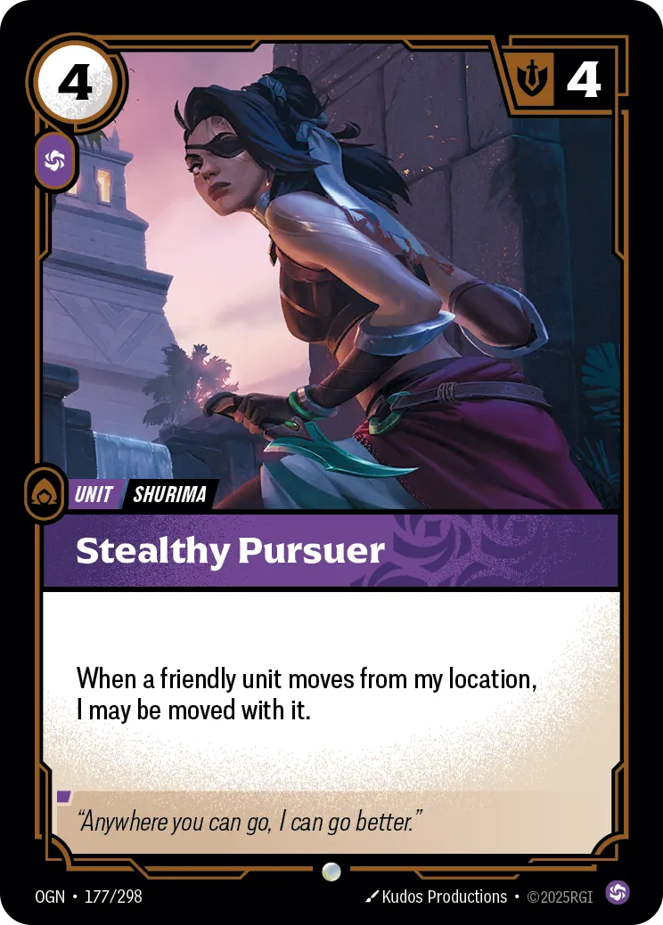 Stealthy Pursuer (OGN-177/298) [Riftbound: Origins]