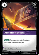 Acceptable Losses (OGN-179/298) [Riftbound: Origins]