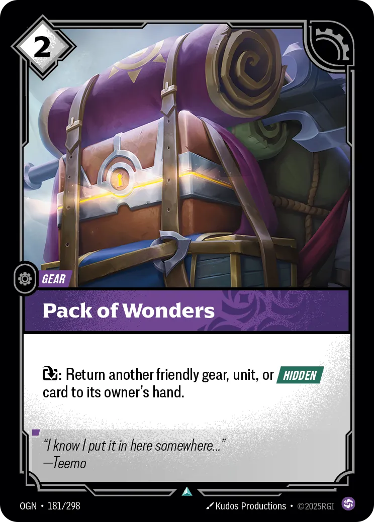 Pack of Wonders (OGN-181/298) [Riftbound: Origins]