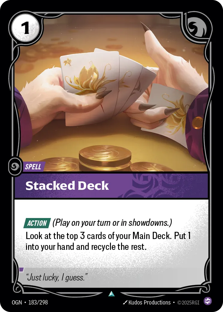 Stacked Deck (OGN-183/298) [Riftbound: Origins]