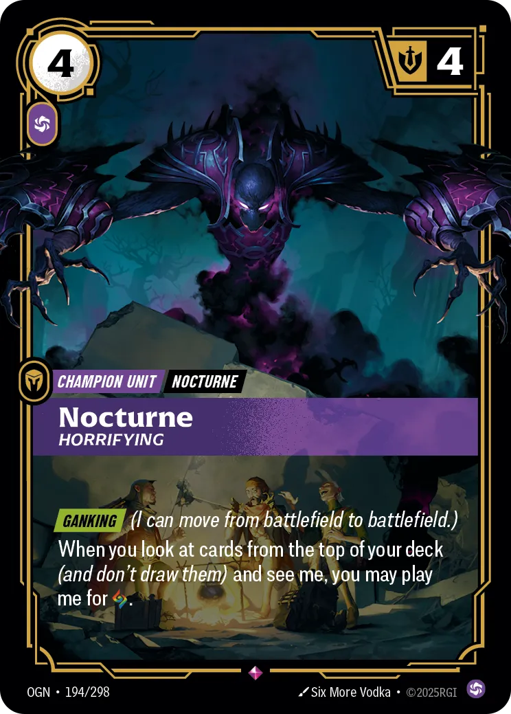 Nocturne, Horrifying (OGN-194/298) [Riftbound: Origins]