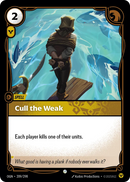 Cull the Weak (OGN-209/298) [Riftbound: Origins]