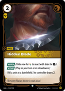 Hidden Blade (OGN-213/298) [Riftbound: Origins]