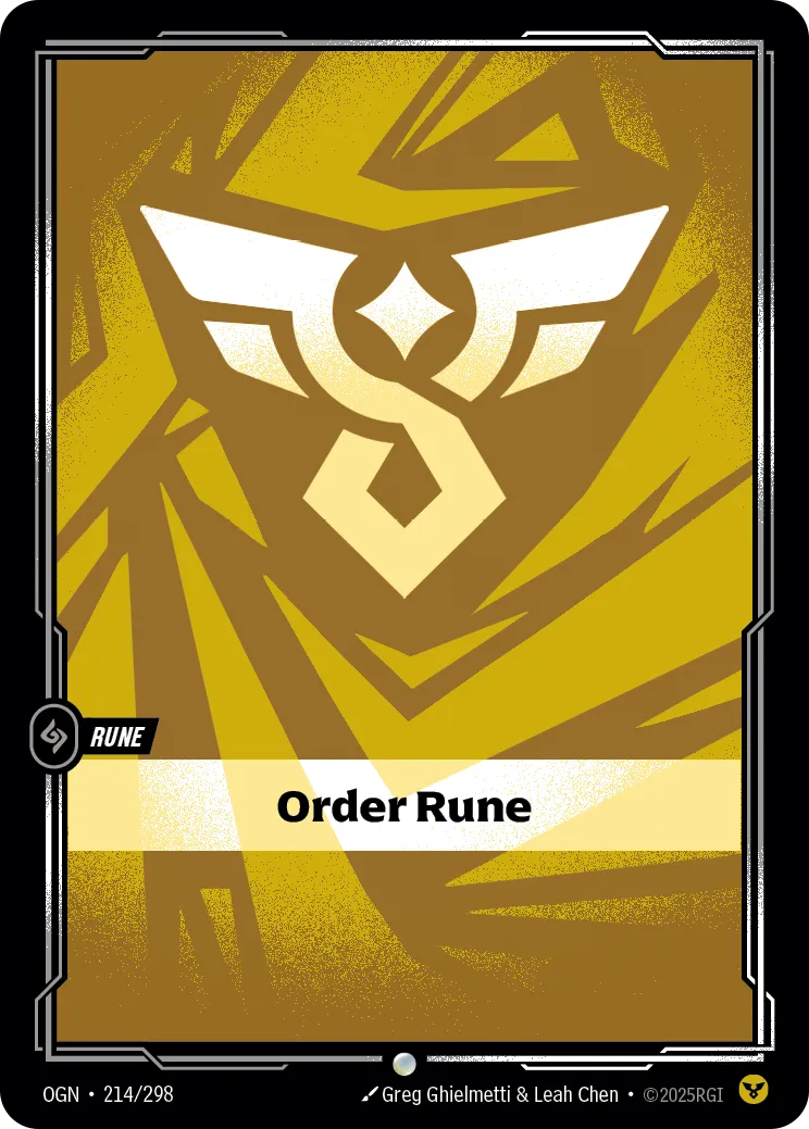 Order Rune (OGN-214/298) [Riftbound: Origins]
