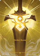 Order Rune (Alternate Art) (OGN-214a/298) [Riftbound: Origins]