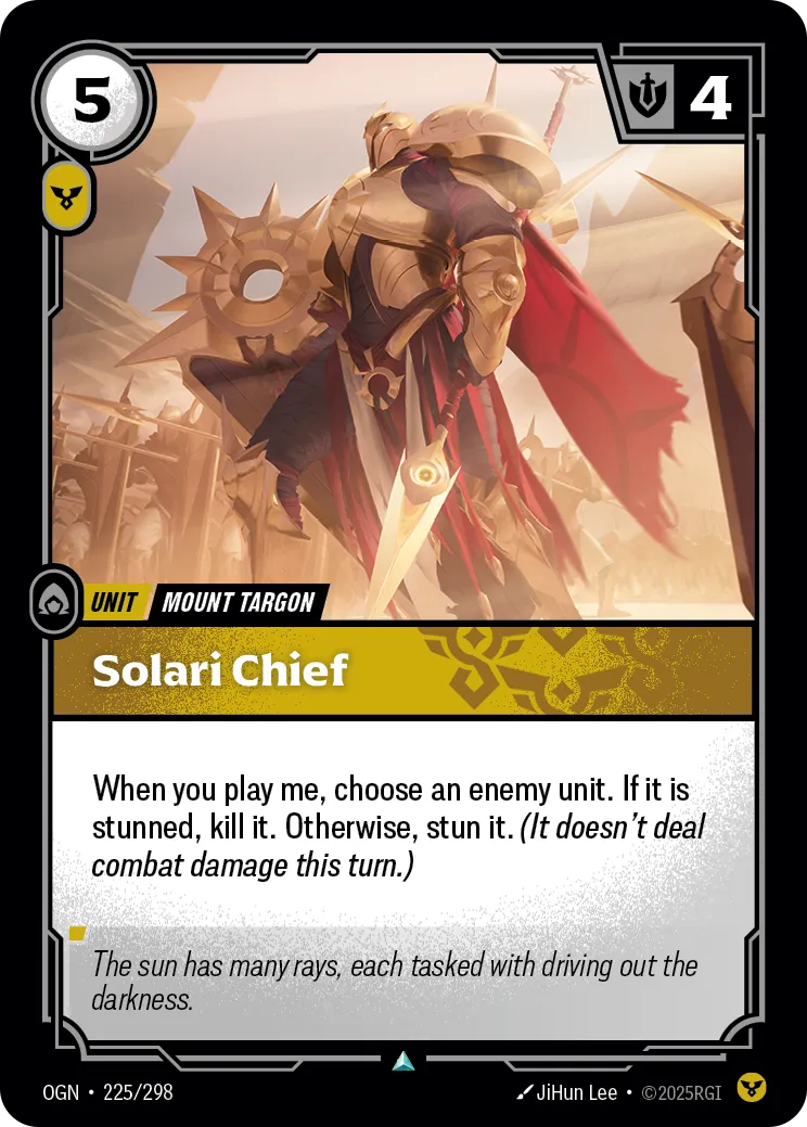 Solari Chief (OGN-225/298) [Riftbound: Origins]