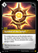 Symbol of the Solari (OGN-227/298) [Riftbound: Origins]