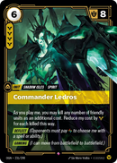 Commander Ledros (OGN-231/298) [Riftbound: Origins]