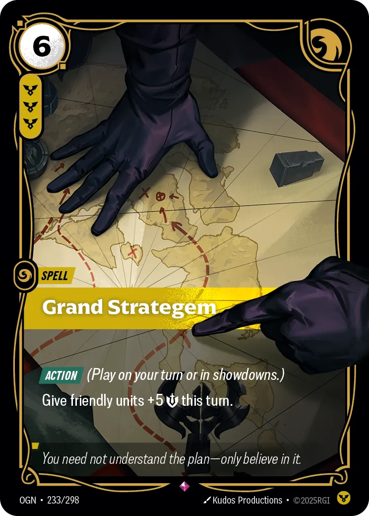 Grand Strategem (OGN-233/298) [Riftbound: Origins]