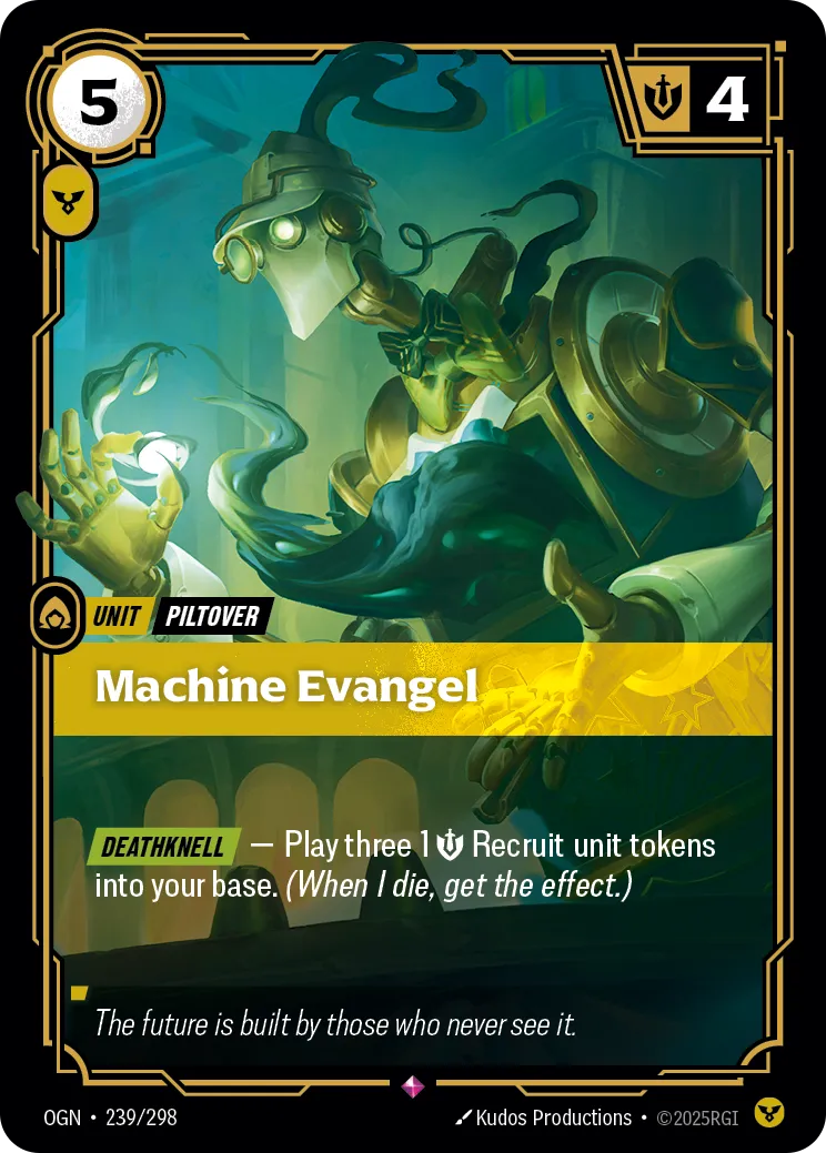 Machine Evangel (OGN-239/298) [Riftbound: Origins]