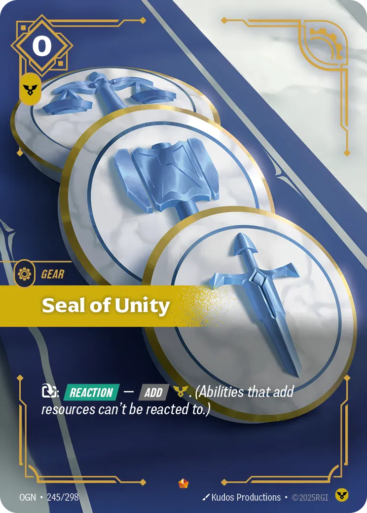 Seal of Unity (OGN-245/298) [Riftbound: Origins]