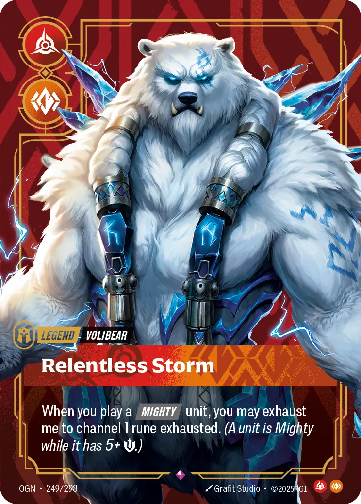 Volibear, Relentless Storm (OGN-249/298) [Riftbound: Origins]