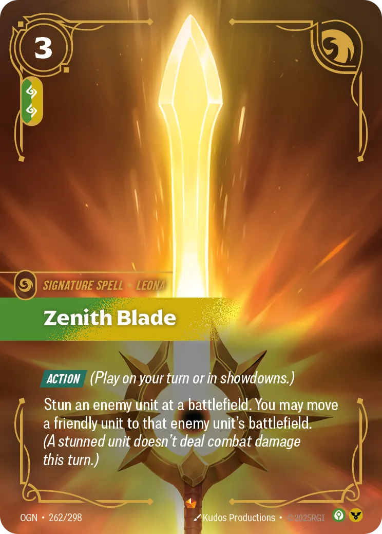 Zenith Blade (OGN-262/298) [Riftbound: Origins]