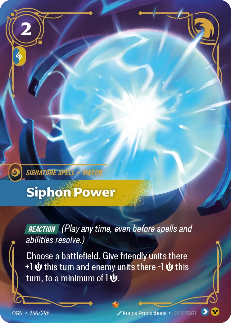 Siphon Power (OGN-266/298) [Riftbound: Origins]