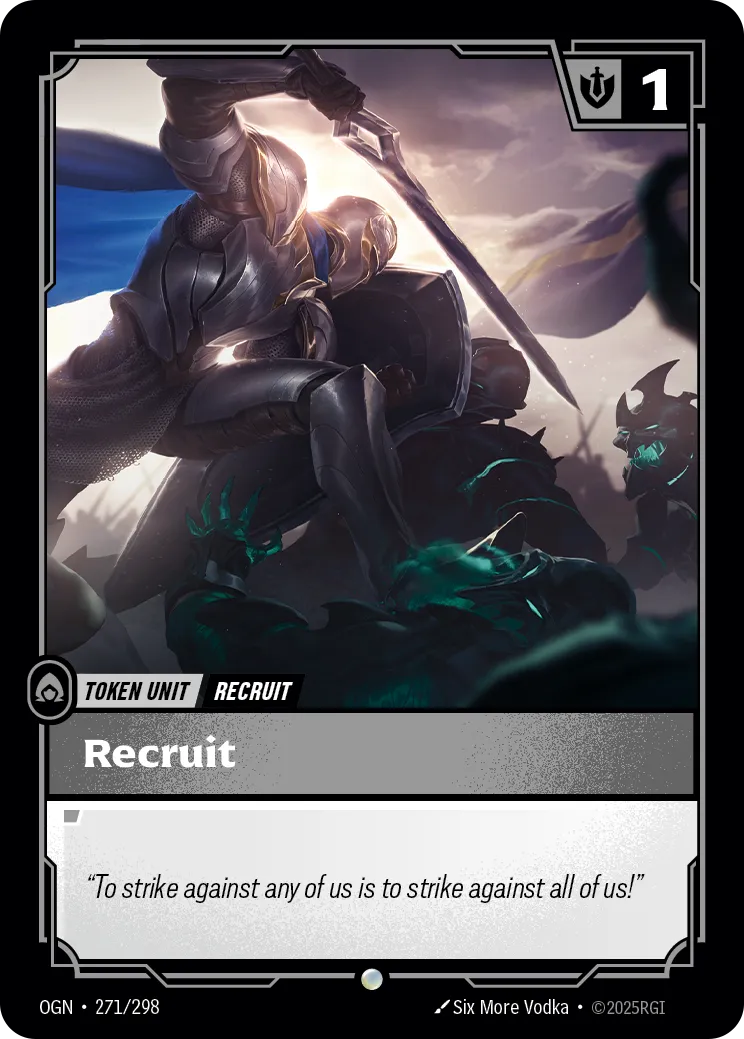 Recruit (DE) (OGN-271/298) [Riftbound: Origins]