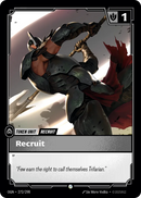 Recruit (NX) (OGN-272/298) [Riftbound: Origins]