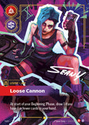 Jinx, Loose Cannon (Signature Overnumbered) (OGN-301*/298) [Riftbound: Origins]