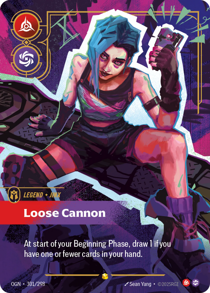 Jinx, Loose Cannon (Overnumbered) (OGN-301/298) [Riftbound: Origins]