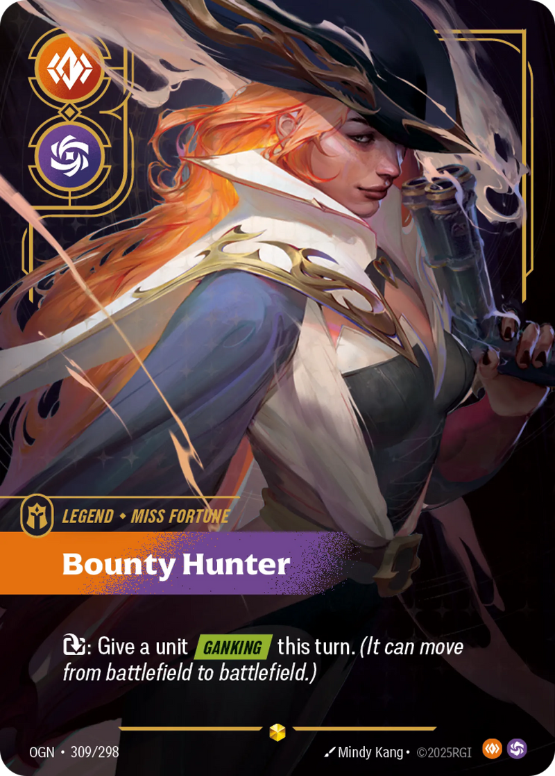 Miss Fortune, Bounty Hunter (Overnumbered) (OGN-309/298) [Riftbound: Origins]