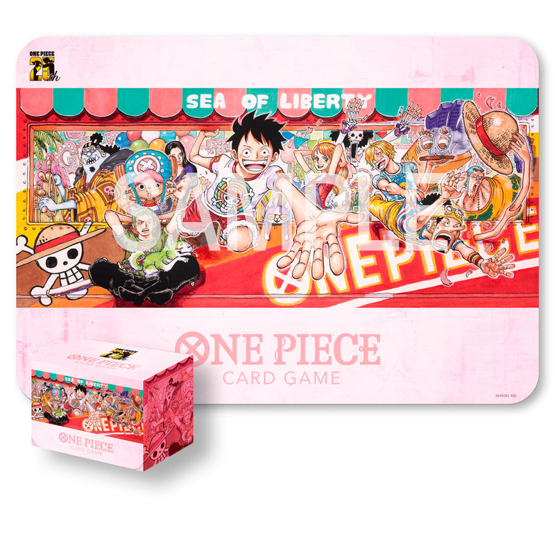 One Piece - Card Game: Playmat and Card Case Set - 25th Edition
