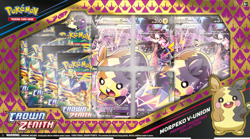 PKMN - CROWN ZENITH: MORPEKO V-UNION - PREMIUM TREASURES COLLECTION