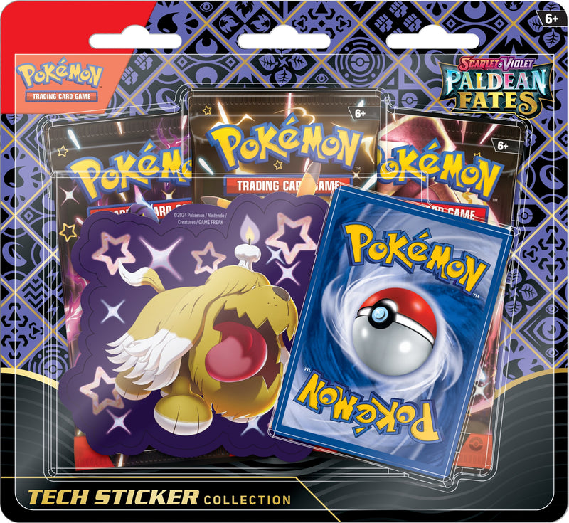 PKM - Paldea Fates - Greavard Tech Sticker Collection