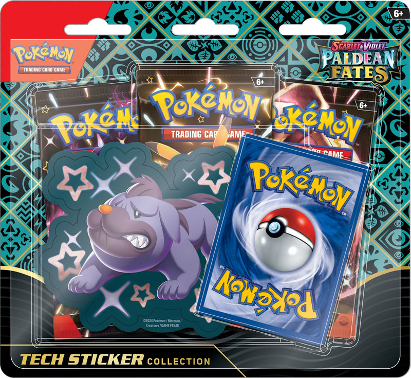 PKM - Paldea Fates - Maschiff Tech Sticker Collection
