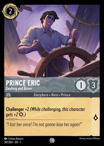 187/204 - Prince Eric - Dashing and Brave - Common Non-Foil