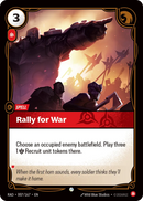 Rally for War (RAD-007/167) [Riftbound: Radiance]