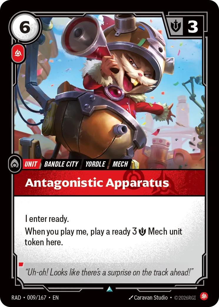 Antagonistic Apparatus (RAD-009/167) [Riftbound: Radiance]