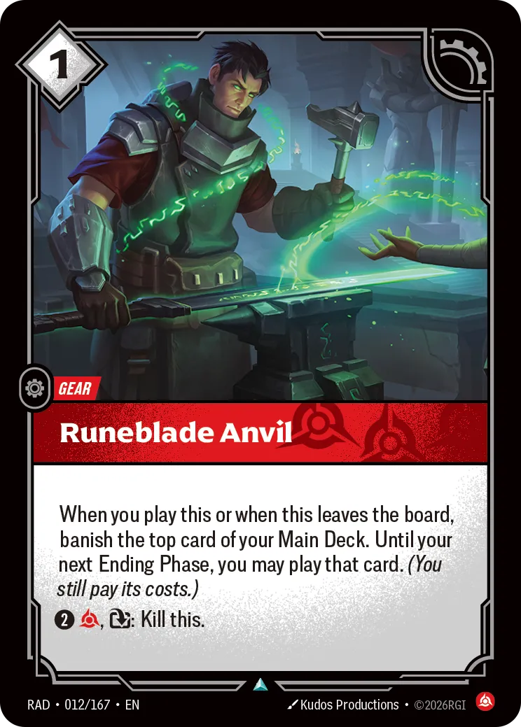 Runeblade Anvil (RAD-012/167) [Riftbound: Radiance]