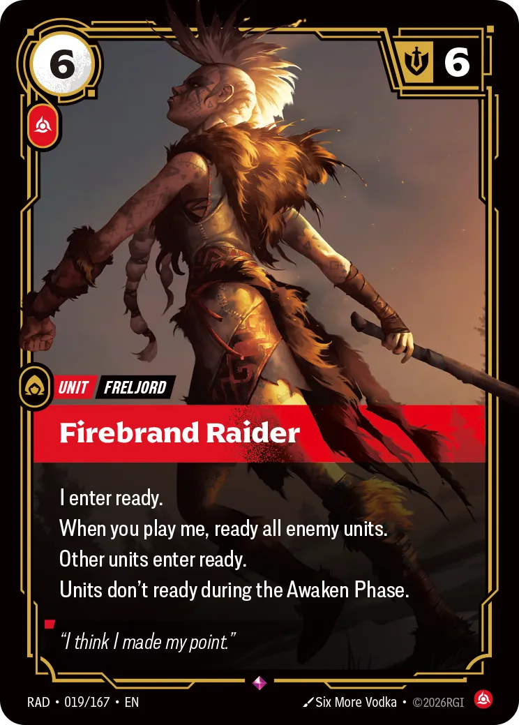 Firebrand Raider (RAD-019/167) [Riftbound: Radiance]