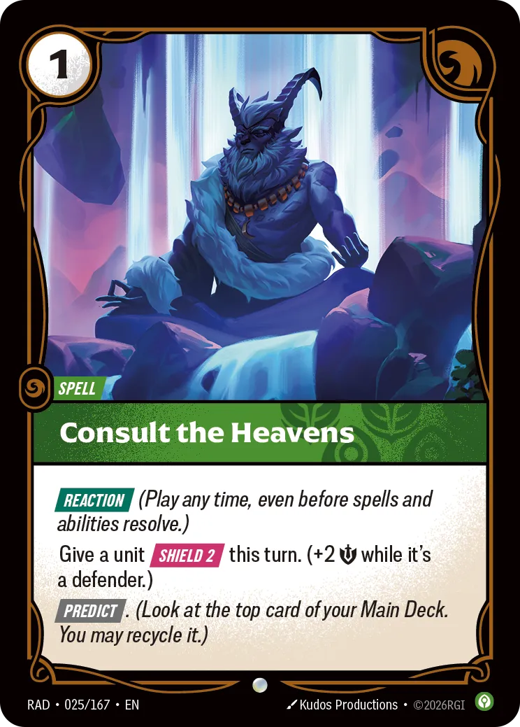 Consult the Heavens (RAD-025/167) [Riftbound: Radiance]