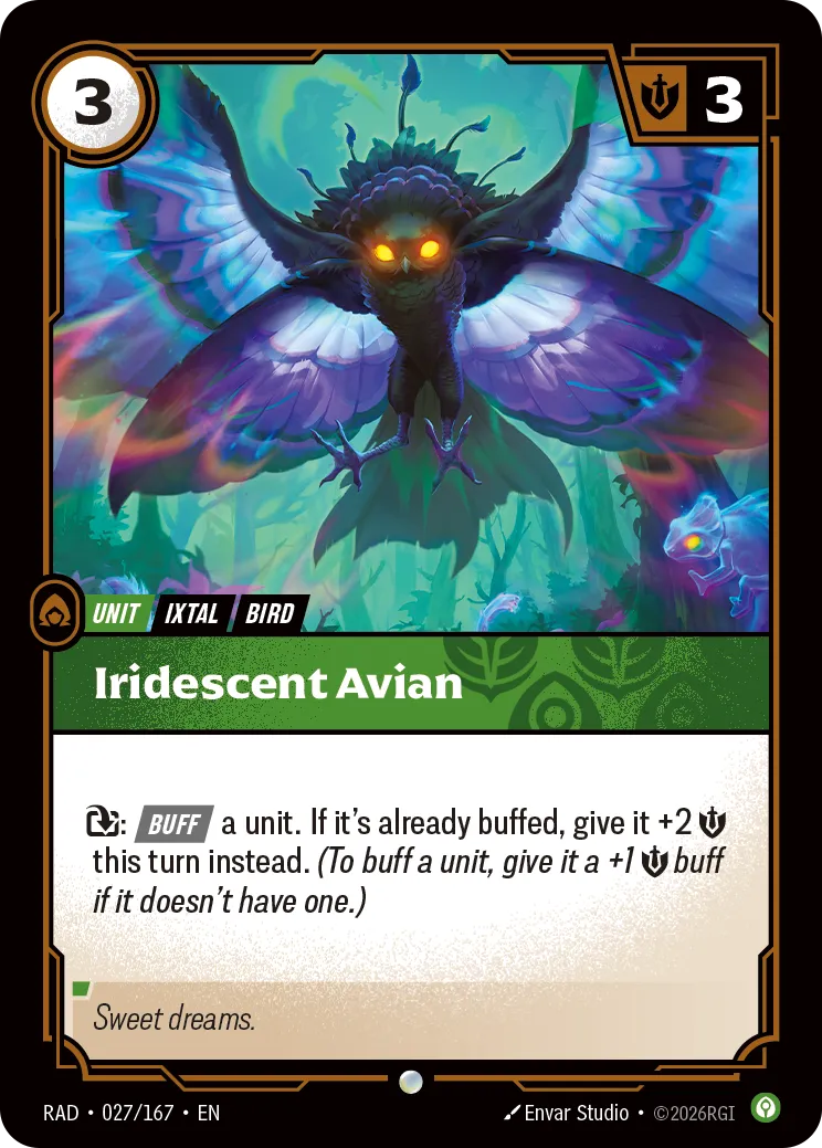 Iridescent Avian (RAD-027/167) [Riftbound: Radiance]