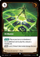 Ki Burst (RAD-028/167) [Riftbound: Radiance]