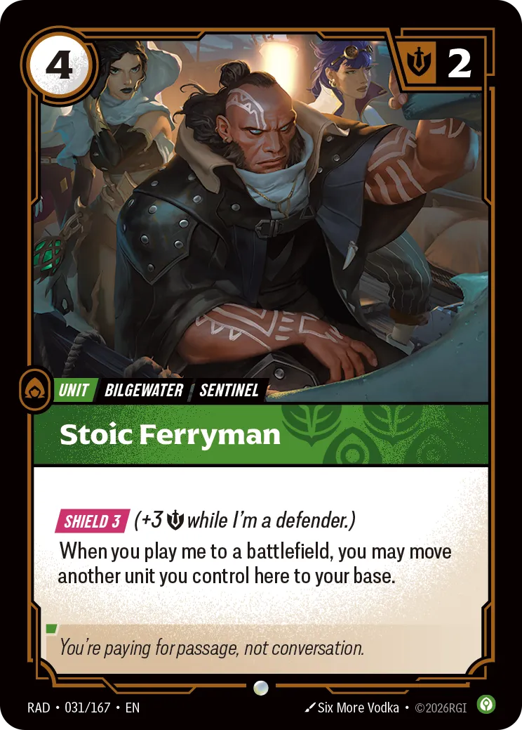 Stoic Ferryman (RAD-031/167) [Riftbound: Radiance]