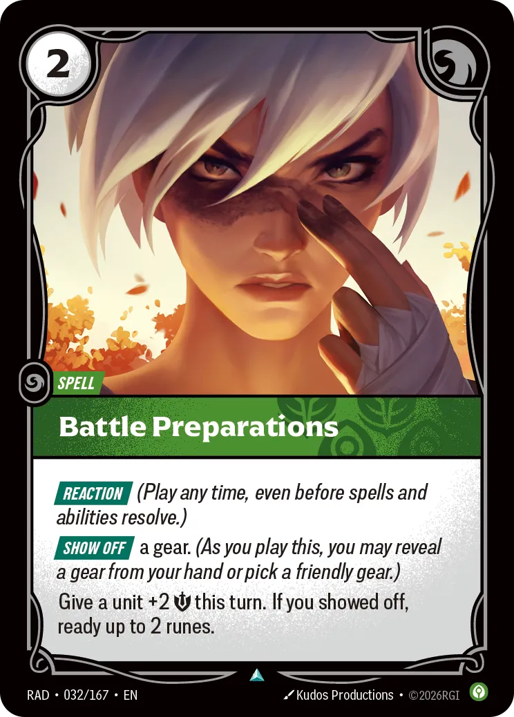 Battle Preparations (RAD-032/167) [Riftbound: Radiance]
