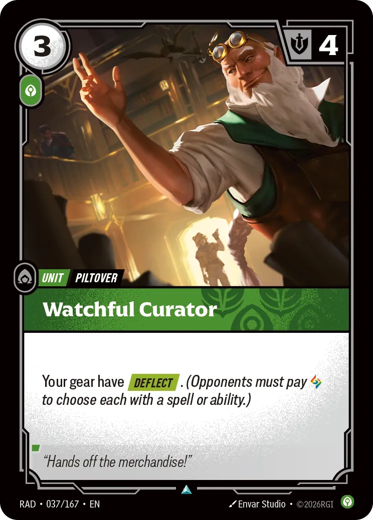 Watchful Curator (RAD-037/167) [Riftbound: Radiance]