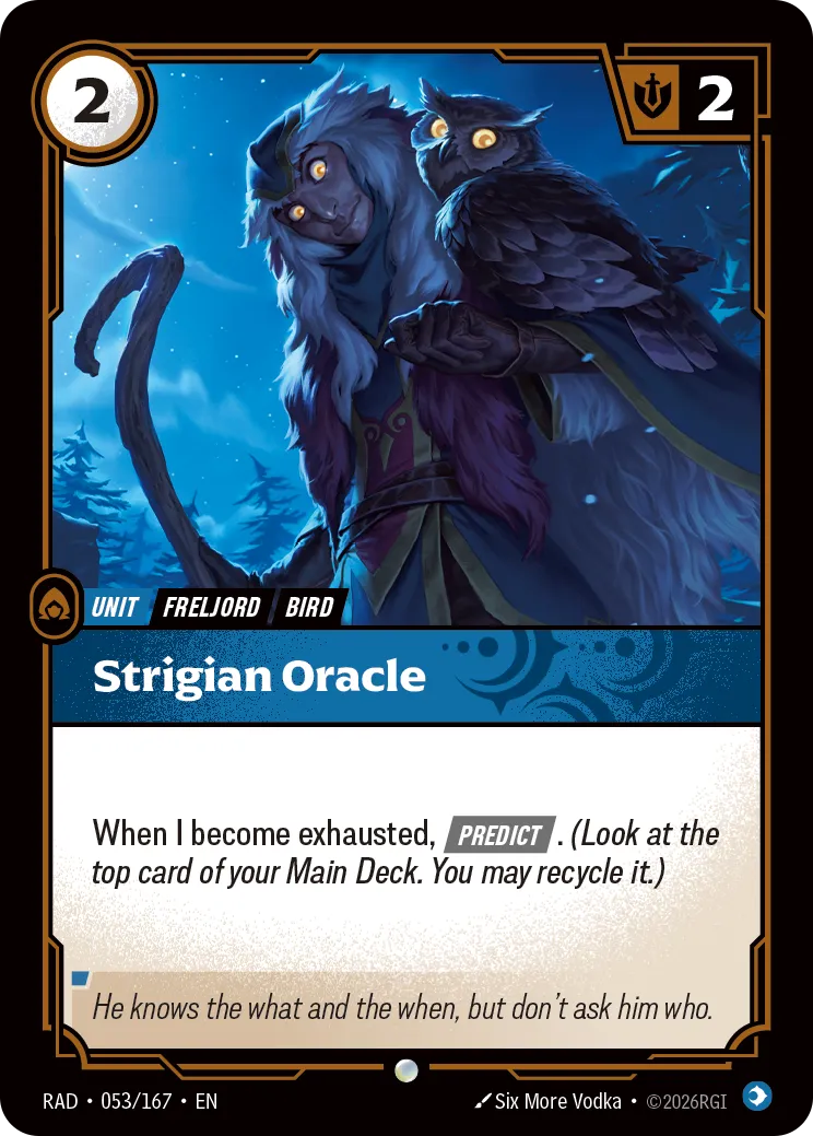 Strigian Oracle (RAD-053/167) [Riftbound: Radiance]