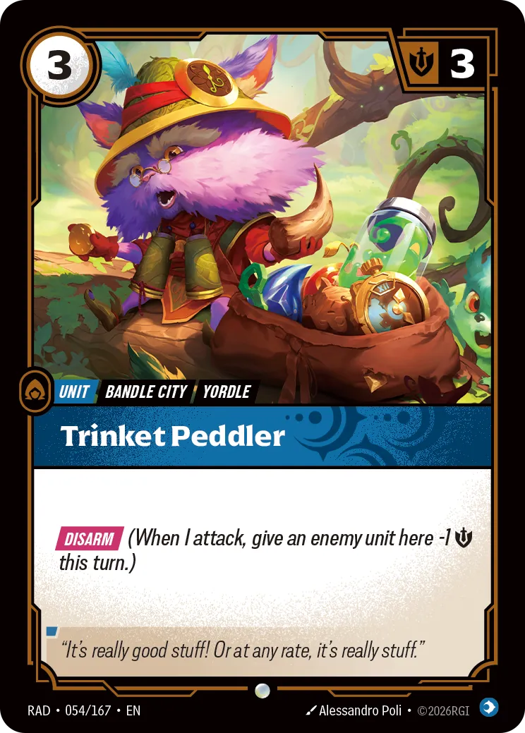 Trinket Peddler (RAD-054/167) [Riftbound: Radiance]