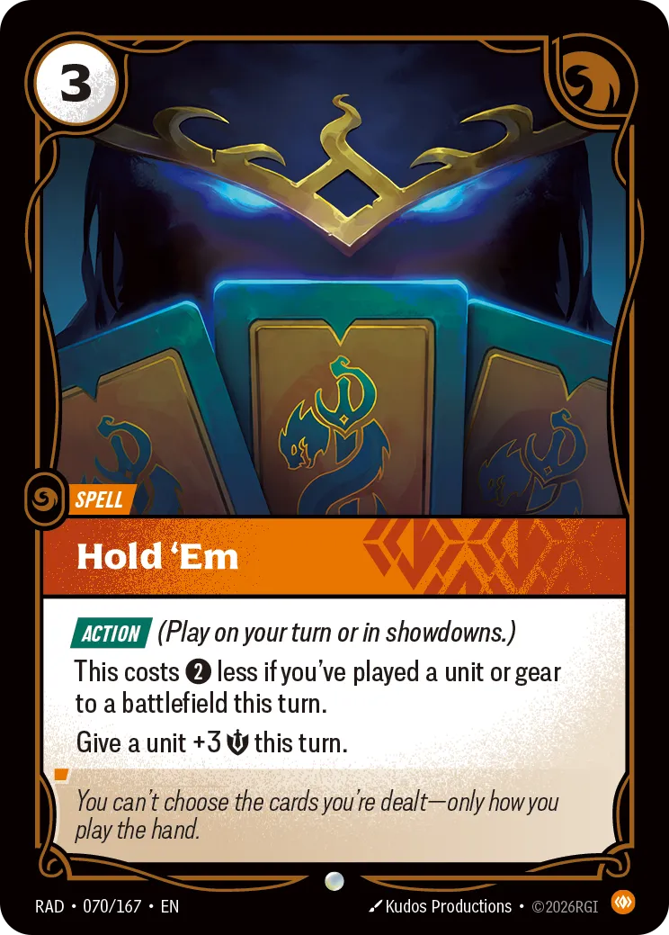Hold 'Em (RAD-070/167) [Riftbound: Radiance]