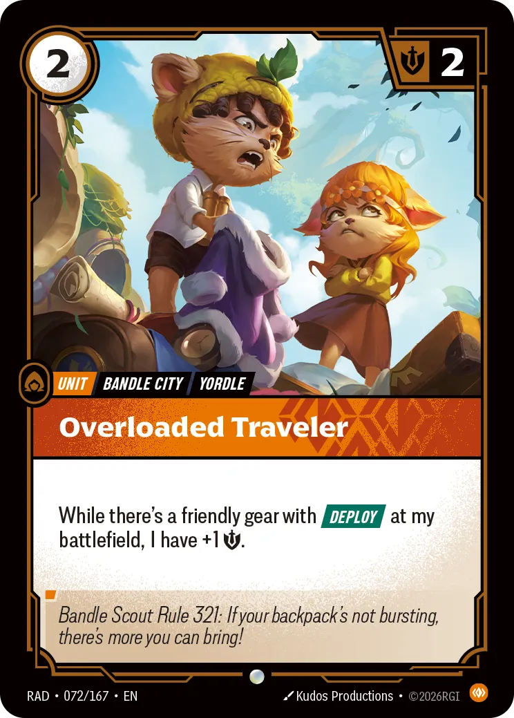 Overloaded Traveler (RAD-072/167) [Riftbound: Radiance]