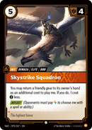 Skystrike Squadron (RAD-075/167) [Riftbound: Radiance]