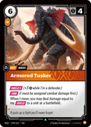 Armored Tusker (RAD-078/167) [Riftbound: Radiance]
