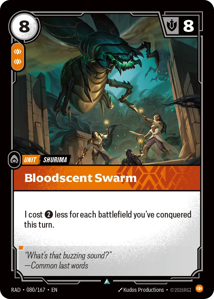 Bloodscent Swarm (RAD-080/167) [Riftbound: Radiance]