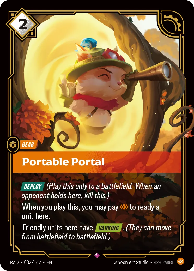 Portable Portal (RAD-087/167) [Riftbound: Radiance]