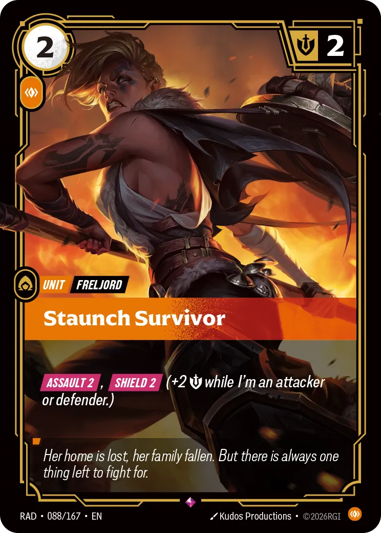 Staunch Survivor (RAD-088/167) [Riftbound: Radiance]