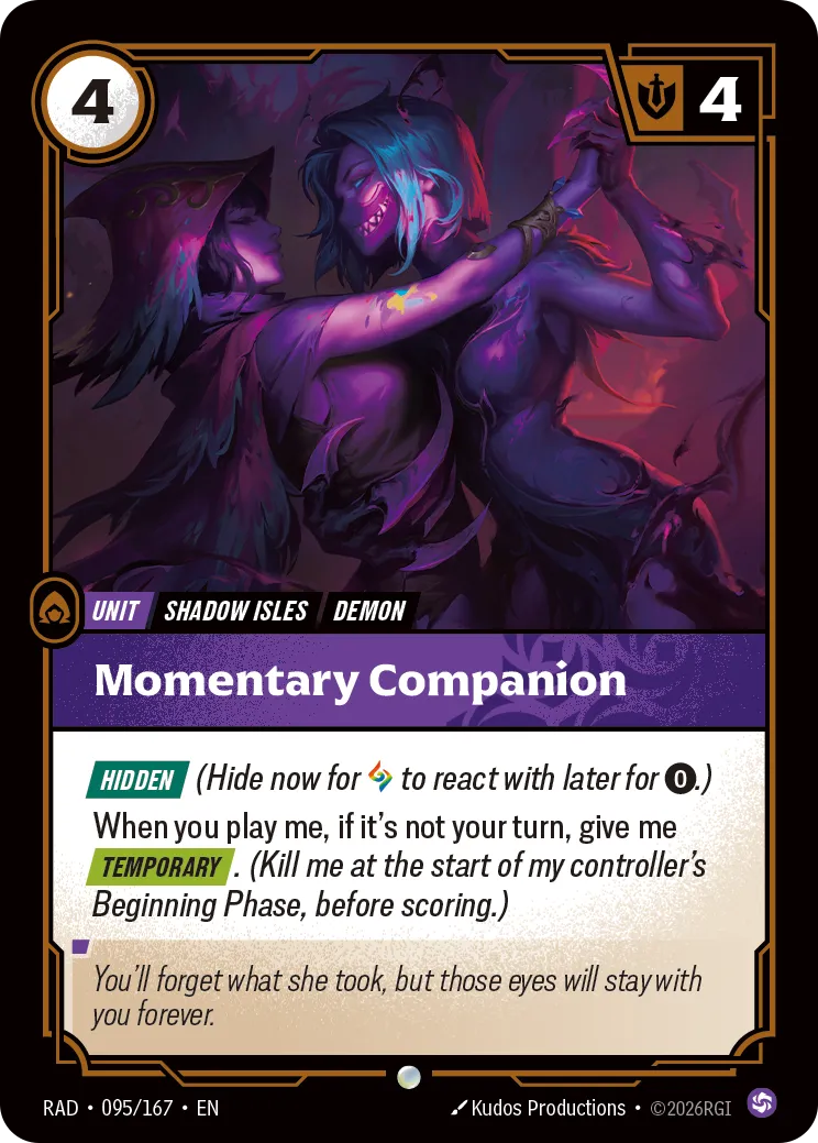 Momentary Companion (RAD-095/167) [Riftbound: Radiance]