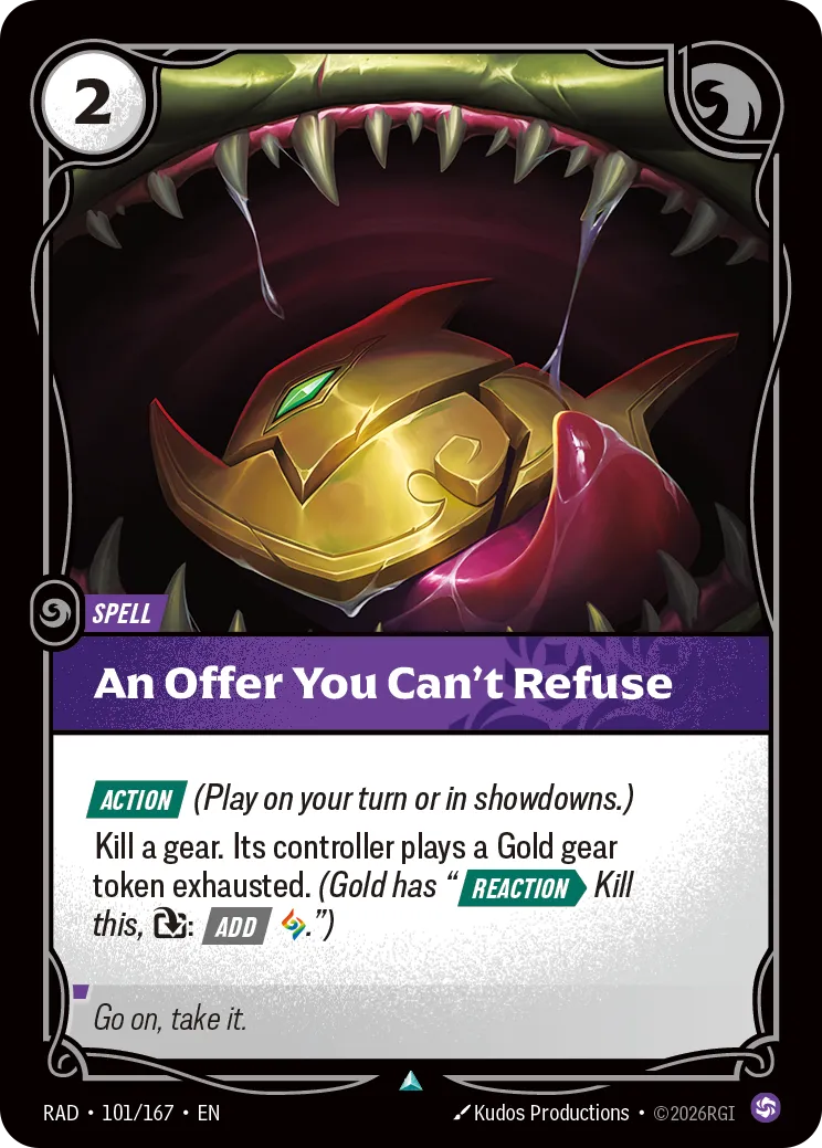 An Offer You Can't Refuse (RAD-101/167) [Riftbound: Radiance]
