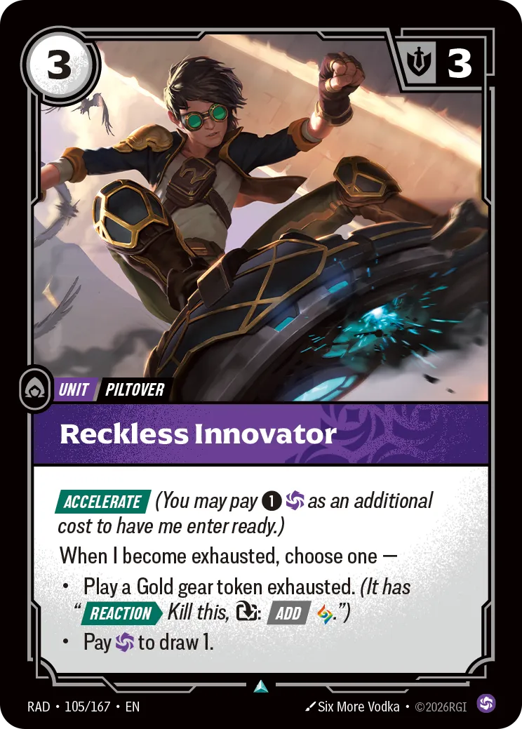 Reckless Innovator (RAD-105/167) [Riftbound: Radiance]